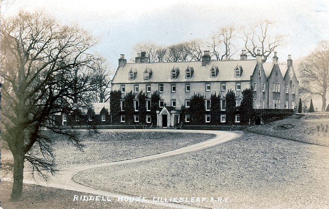 Riddell House, Lilliesleaf, Borders, Scotland (burnt 1943 now a ruin)