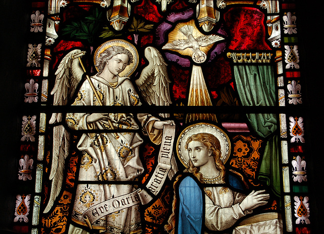Detail of East window, Ramsgill Church, North Yorkshire