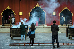 Incense altar in Yonghe Temple
