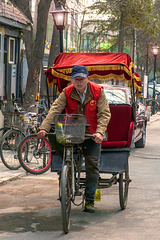 Rickshaw driver in Hutong