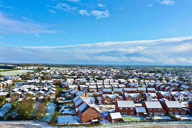 Gnosall after the snow
