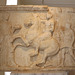 Votive Relief found in Tanagra with a Cuirassed Hero in the National Archaeological Museum in Athens, May 2014