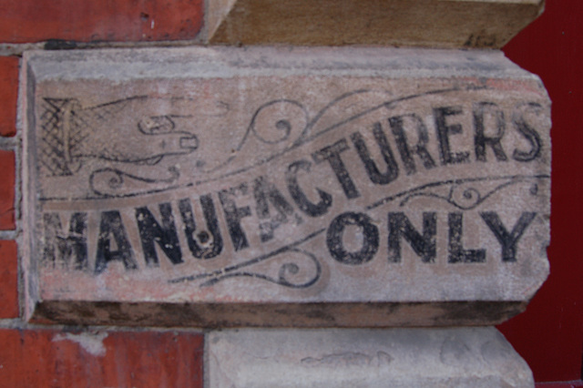 Old  Sign On Warehouse, Saint Mary's Gate, Nottingham