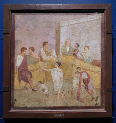 Fresco of the Banquet Scene from the House of the Triclinium, ISAW May 2022