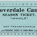 Stoverdale Camp, Season Meal Ticket, 1932