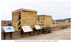 Martello Tower temporary Public Toilets Seaford 15 2 2024