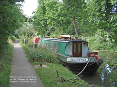 Narrow boat Kingsmead on the Thames at Oxford Summer 2005