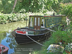 Narrow boat on the Thames at Oxford Summer 2005