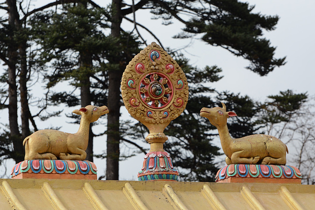 Tengboche Monastery, Mythical Animal of the Entrance Gate