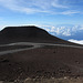 Haleakala summit, on the horizon view of Mauna Kea and Mauna Loa, Big Island