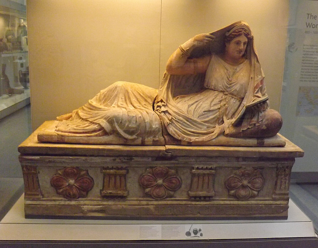 Sarcophagus of Seianti Hanunia Tlesnana in the British Museum, May 2014