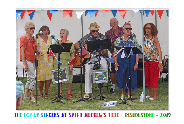 Pop-Up Singers St Andrew's Fete 2019 a