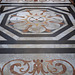 Inlaid marble floor