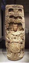 Mayan Column in the Metropolitan Museum of Art, December 2022