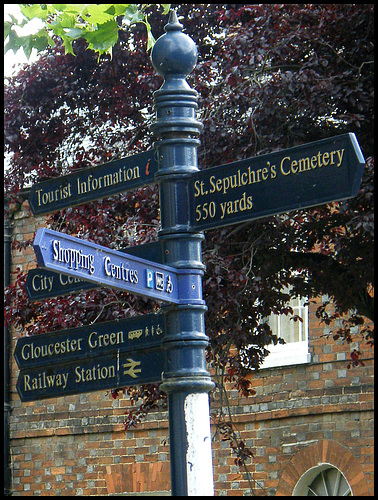signs on Walton Street