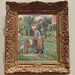 A Washerwoman at Eragny by Pissarro in the Metropolitan Museum of Art, May 2011
