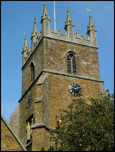 Deddington church tower