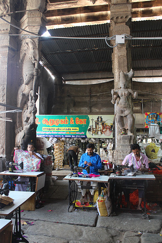 Seamsters in Pudhu Mandapa