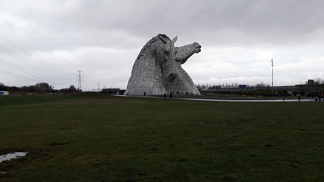 The Kelpie Horses,Grangemouth Scotland 30th December 2018