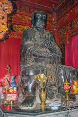 Trán Vu statue in Quán Thánh Temple