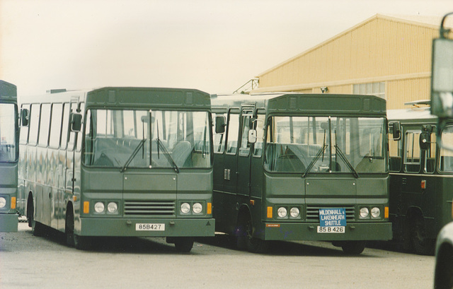 USAF 85B 427 and 85B 426 at RAF Mildenhall – Jun 1988 (70-0)