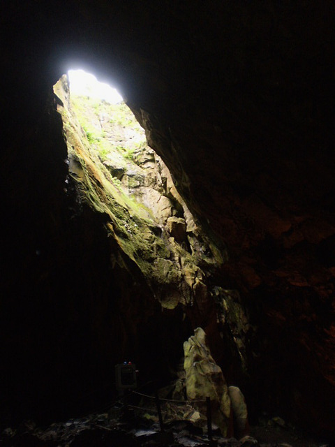 Inside Sulphur's Grotto.