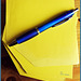 Yellow Paper - Blue Pen