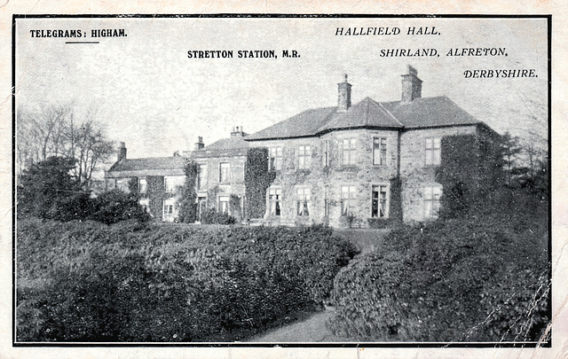 Hallfield House, Hallfieldgate Lane, Shirland, Derbyshire,