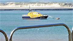 Appledore Lifeboat at its moorings
