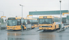 Strætó 05 and 60 at Artún, Reykjavík  - 29 July 2002 (498-30)