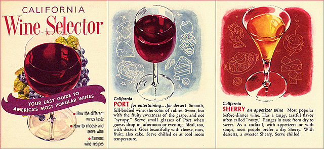 "California Wine Selector", c1960