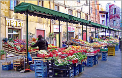 Il mercato ortofrutticolo in Lungarno