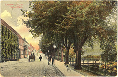 Ludwigslust, Kanalstraße vor 110 Jahren