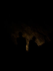 Lanzarote 1 Spiegelung (gedreht) in einem Höhlensee