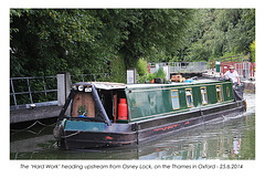 Hard Work Osney Lock Oxford 25 6 2014