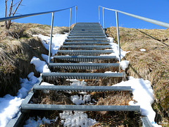 Ansichtssache, ob eine Treppe von unten nach oben oder von oben nach unten führt ... (© Buelipix)
