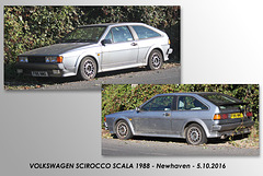 VW Scirocco Scala 1988 - Newhaven - 5.10.2016
