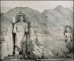 The Buddhas of Bamiyan in 1832