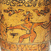 Detail of a Maya Vessel with the Maize God and a Mythological Scene in the Metropolitan Museum of Art, December 2022