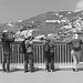 Tourists approaching Mykonos