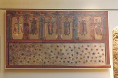 Painted Wall from Lullingstone Roman Villa in the British Museum, May 2014