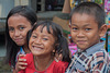 Bali kids at the street party