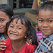 Bali kids at the street party