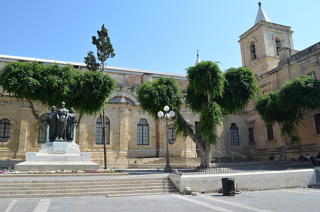 Malta, Valetta, Saint John's Co-Cathedral from Republic Street