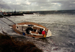 Schiffbruch vor dem Hafen von Læsø