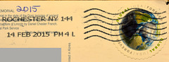 United States stamp and cancellation