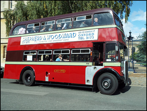 Shepherd & Woodward bus ad