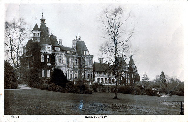 Normanhurst Court, Sussex (Demolished c1951)