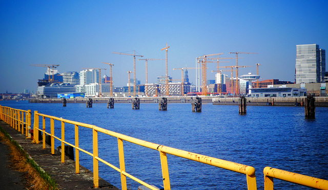 Hafen City im Bau
