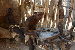 Namibia, Sharpening Workshop in the Damara Living Museum